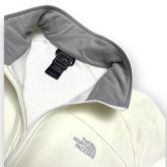 The North Face Soft Shell Cream Outdoor Designer Jacket - Womens Large - Picture 4 of 4